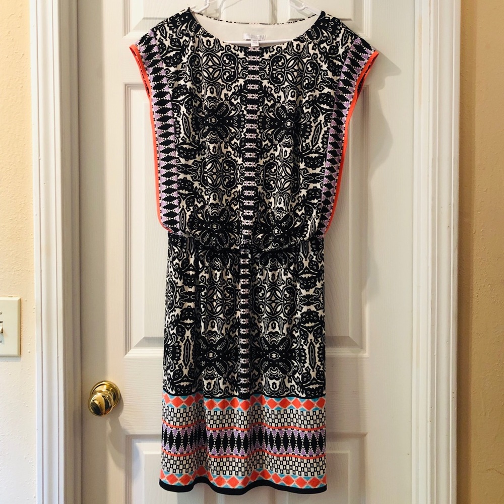 London Times Gathered Waist Dress